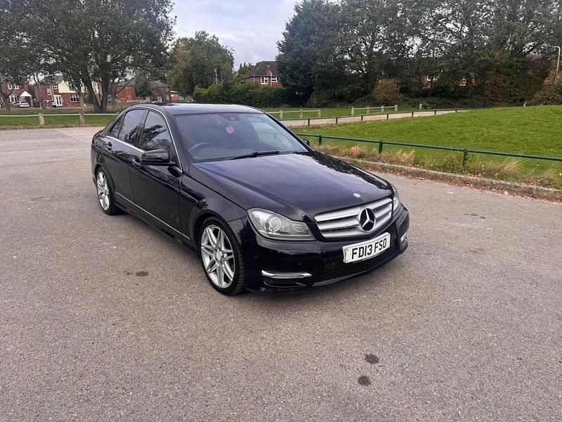 Black Used 2013 Mercedes C220 AMG Sedan | £3,695 (Expensive) - Image 1/4