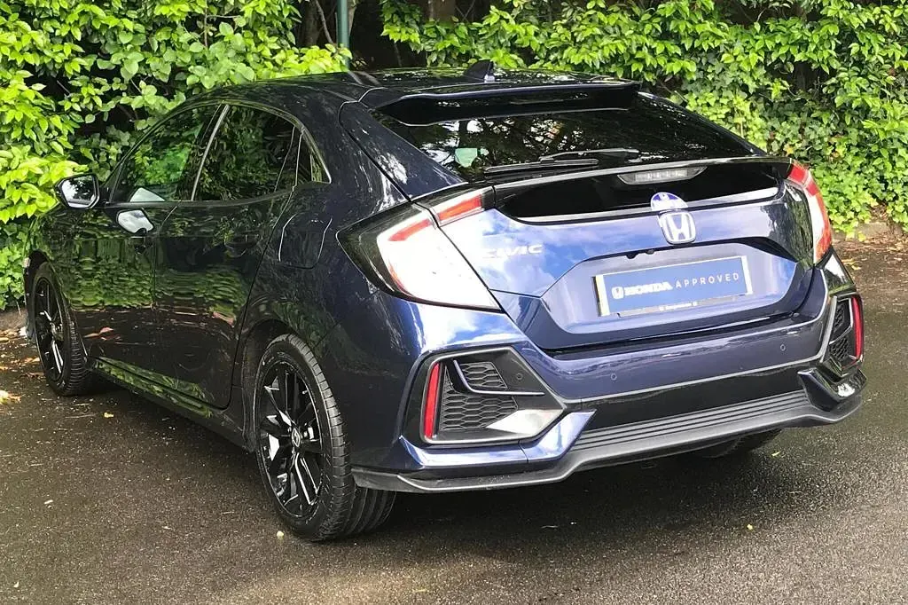 Used Honda Civic SR 126 HP (92 kW) 2020 Blue Hatchback