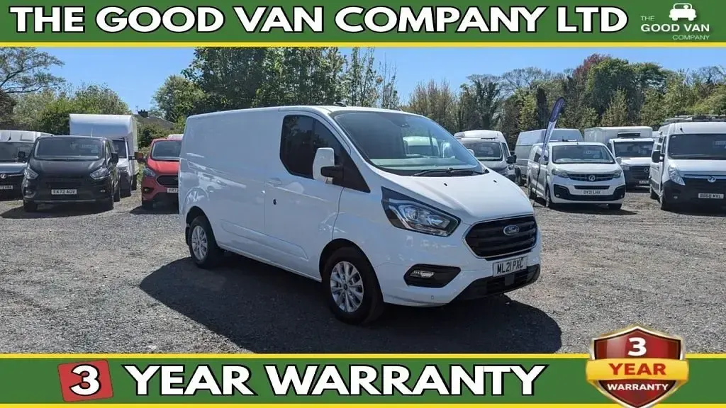 Begagnad Ford Transit Custom Premium 130 HK (95 kW) 2021 Vit Van