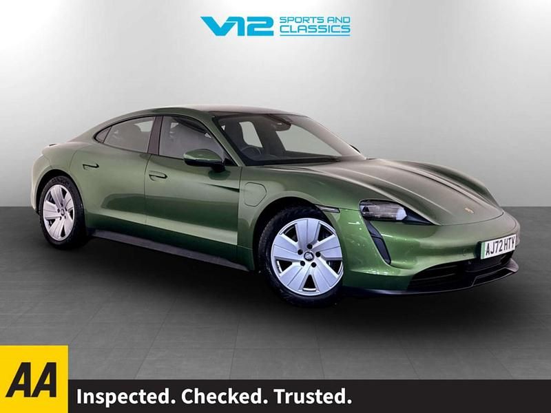 Green Used 2022 Porsche Taycan Performance Package Sedan | £44,495 (Super price) - Image 1/3