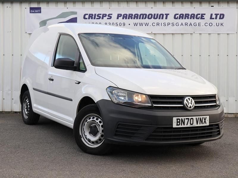 White Used 2020 VW Caddy Startline MPV | £12,695 (Good price) - Image 1/3