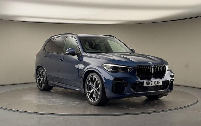 Phytonic blue Used 2021 BMW X5 M Sport SUV | £37,500 (Good price) - Image 1/4