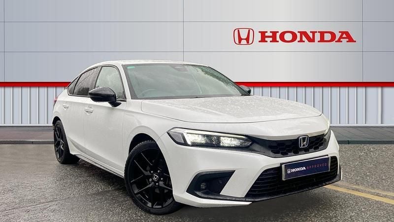 White Used 2022 Honda Civic Hybrid Hatchback | £23,239 (Good price) - Image 1/3