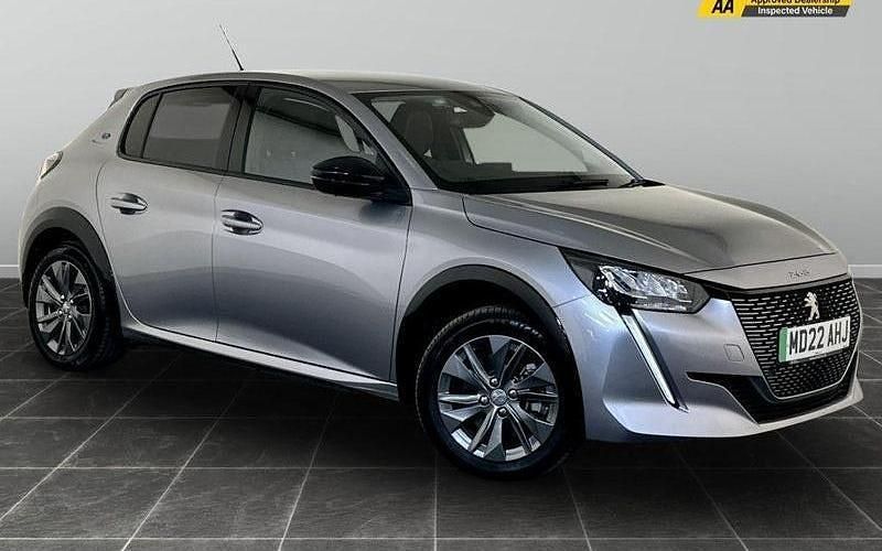 Grey Used 2022 Peugeot e-208 Allure Premium Hatchback | £12,295 (Super price) - Image 1/2