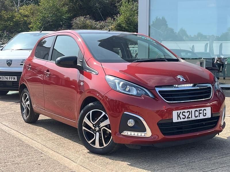 Red Used 2021 Peugeot 108 Allure Hatchback | £8,995 (Fair price) - Image 1/4