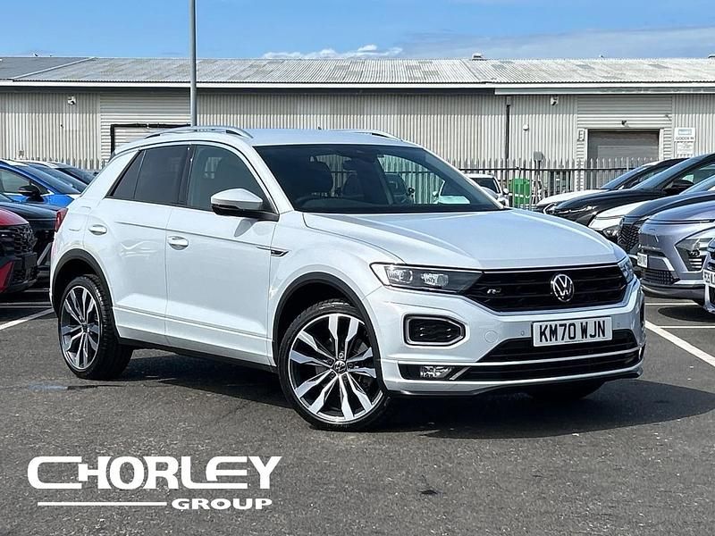 Silver Used 2020 VW T-Roc R-line SUV | £19,630 (Fair price) - Image 1/4