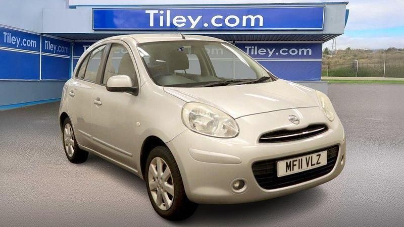 Silver Used 2011 Nissan Micra Acenta Hatchback | £4,990 (Fair price) - Image 1/2