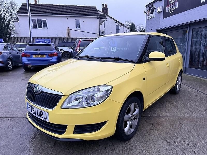 Used Skoda Fabia SE 2011 Yellow Hatchback