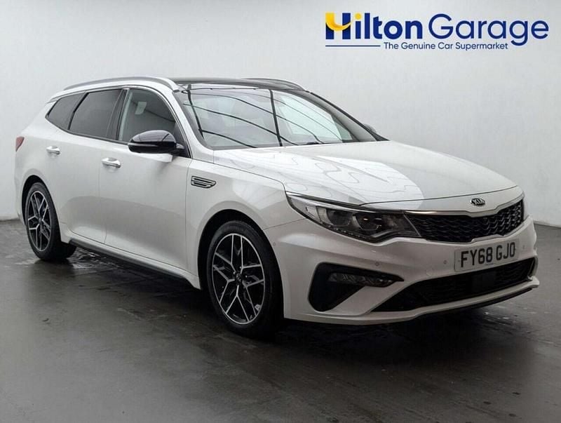 Used Kia Optima GT-Line S 136 HP (100 kW) 2018 White Estate