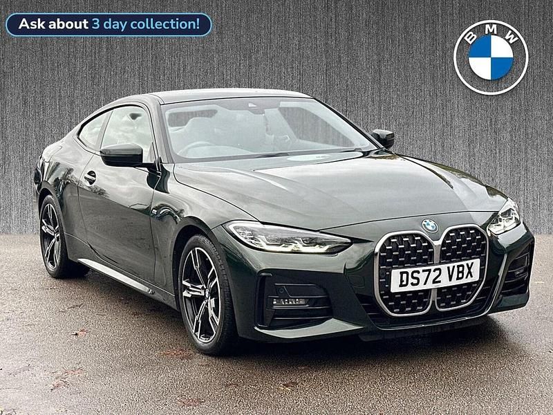 Green Used 2022 BMW 420 M Sport Coupe | £30,201 (Fair price) - Image 1/4
