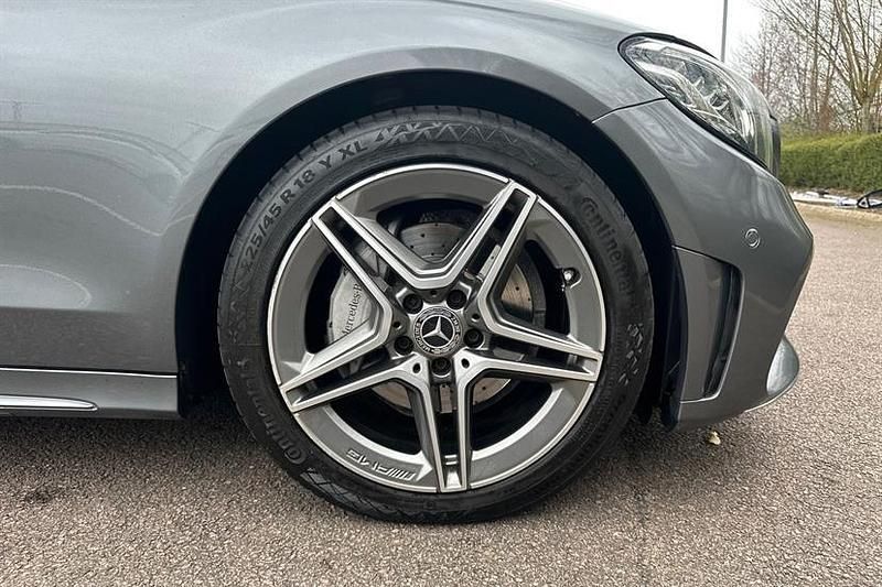 Used Mercedes C200 AMG line 184 HP (135 kW) 2019 Grey Sedan