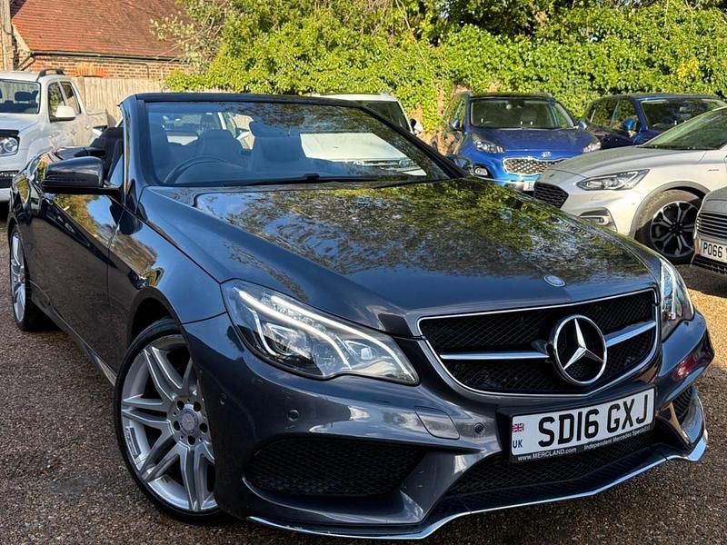 Grey Used 2016 Mercedes E220 AMG line Cabriolet | £12,490 (Good price) - Image 1/4