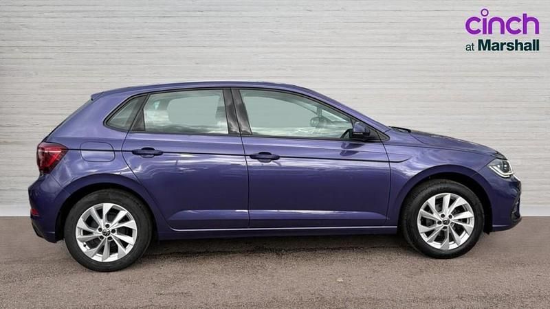 Used VW Polo Style 95 HP (69 kW) 2021 Vibrant violet Hatchback