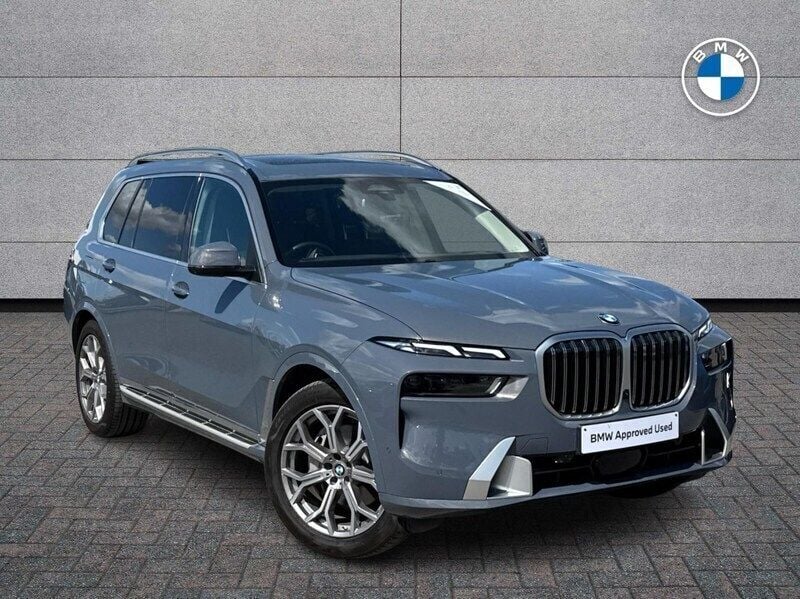 Grey Used 2022 BMW X7 Comfort Edition SUV | £58,490 (Good price) - Image 1/4