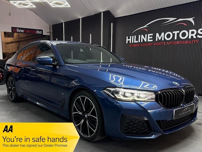 Used BMW 530 M Sport 2021 Blue Sedan