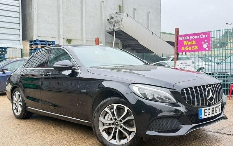 Used Mercedes C350e Premium 292 HP (214 kW) 2017 Black Sedan
