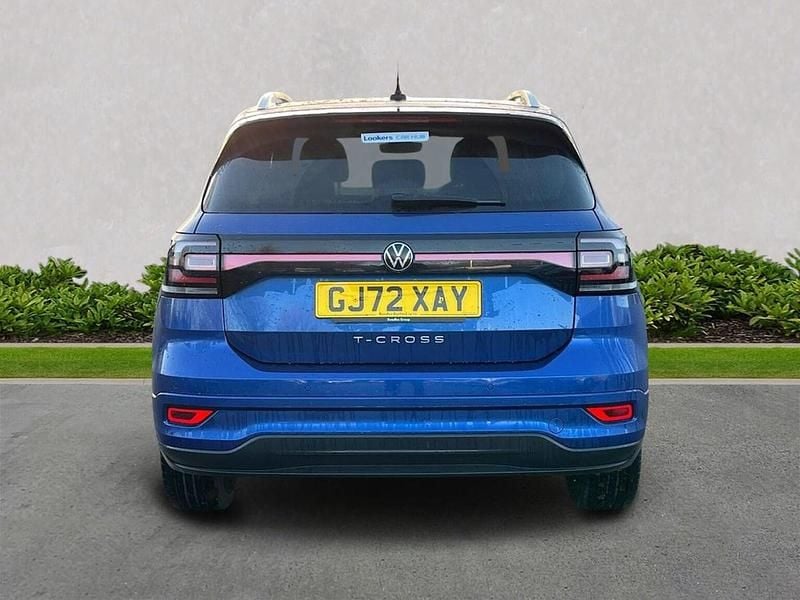 Used VW T-Cross R-line 110 HP (80 kW) 2022 Blue SUV