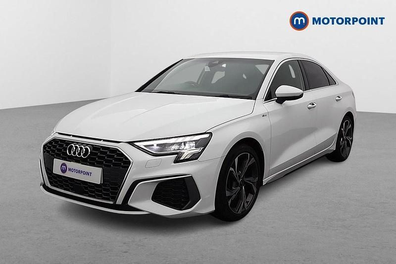 Used Audi A3 S-Line 2021 White Sedan