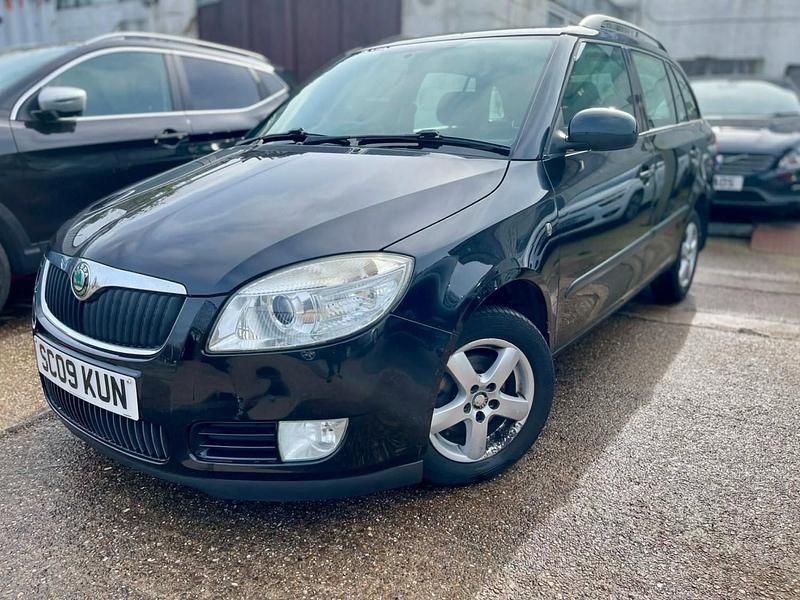 Used Skoda Fabia GreenLine 80 HP (58 kW) 2009 Black Estate