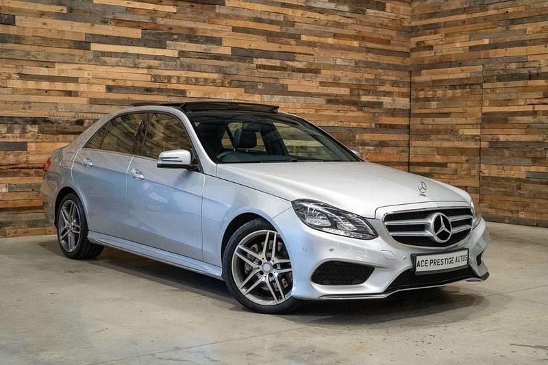 Silver Used 2015 Mercedes E350 AMG line Sedan | £14,995 (Fair price) - Image 1/4