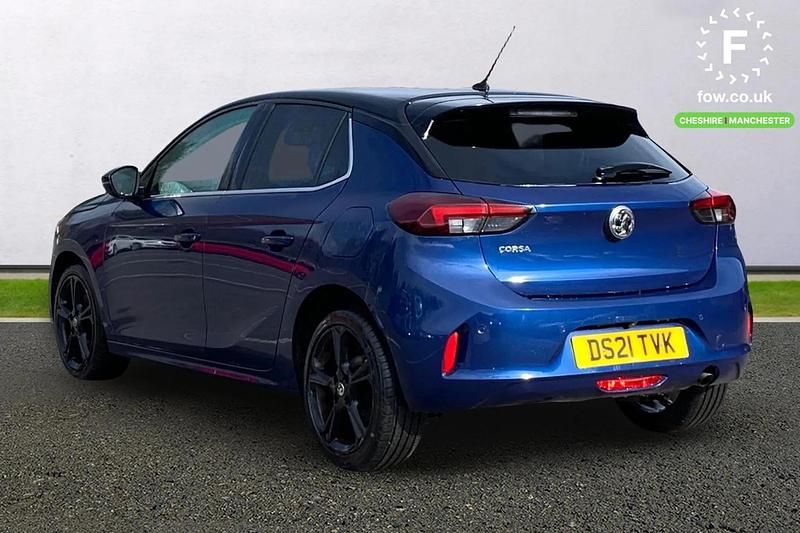 Used Vauxhall Corsa Elite 101 HP (74 kW) 2021 Blue Hatchback