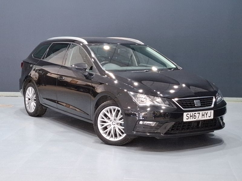 Black Used 2017 Seat Leon SE Dynamic Estate | £9,998 (Fair price) - Image 1/4