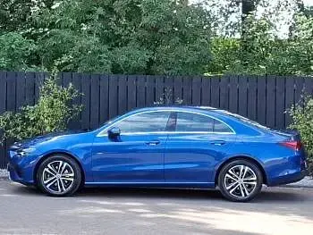 Used Mercedes CLA180 Sport Edition 136 HP (100 kW) 2025 Blue Coupe