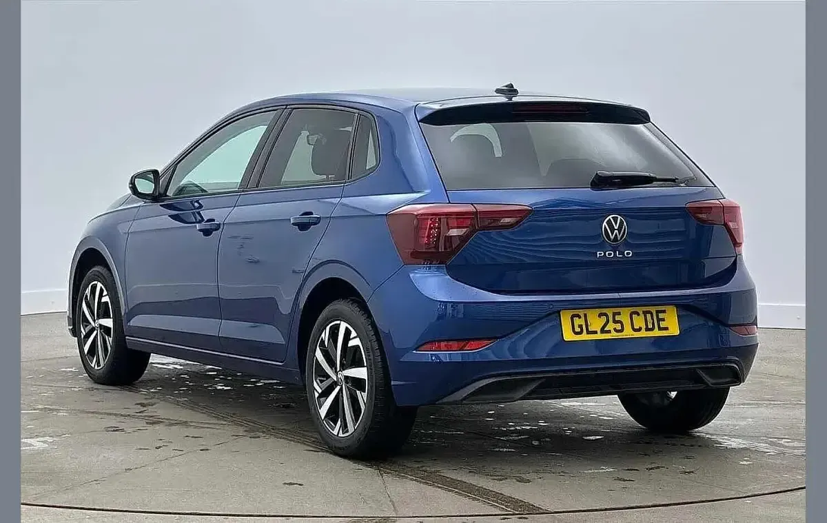 Used VW Polo Match 95 HP (69 kW) 2025 Blue Hatchback