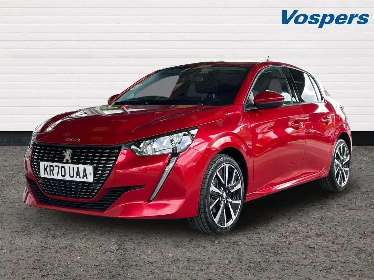 Used Peugeot 208 Allure Premium 101 HP (74 kW) 2020 Red Hatchback