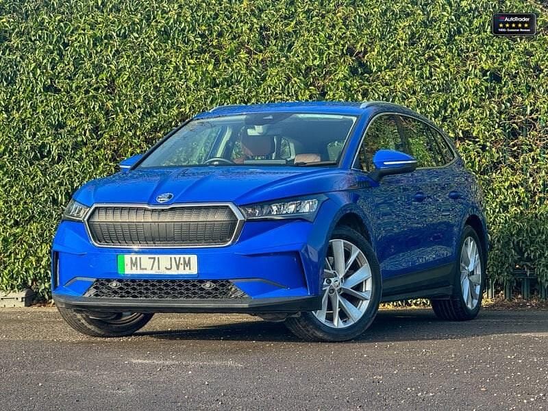 Used Skoda Enyaq iV ecoSuite 131 kW (179 HP) 2021 Blue SUV