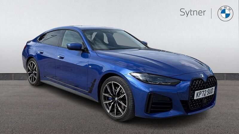 Blue Used 2022 BMW 420 Gran Coupé M Sport Coupe | £29,500 (Fair price) - Image 1/4