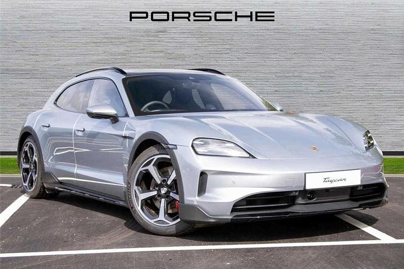 Silver Used 2024 Porsche Taycan Cross Turismo Sedan | £85,850 (Fair price) - Image 1/4