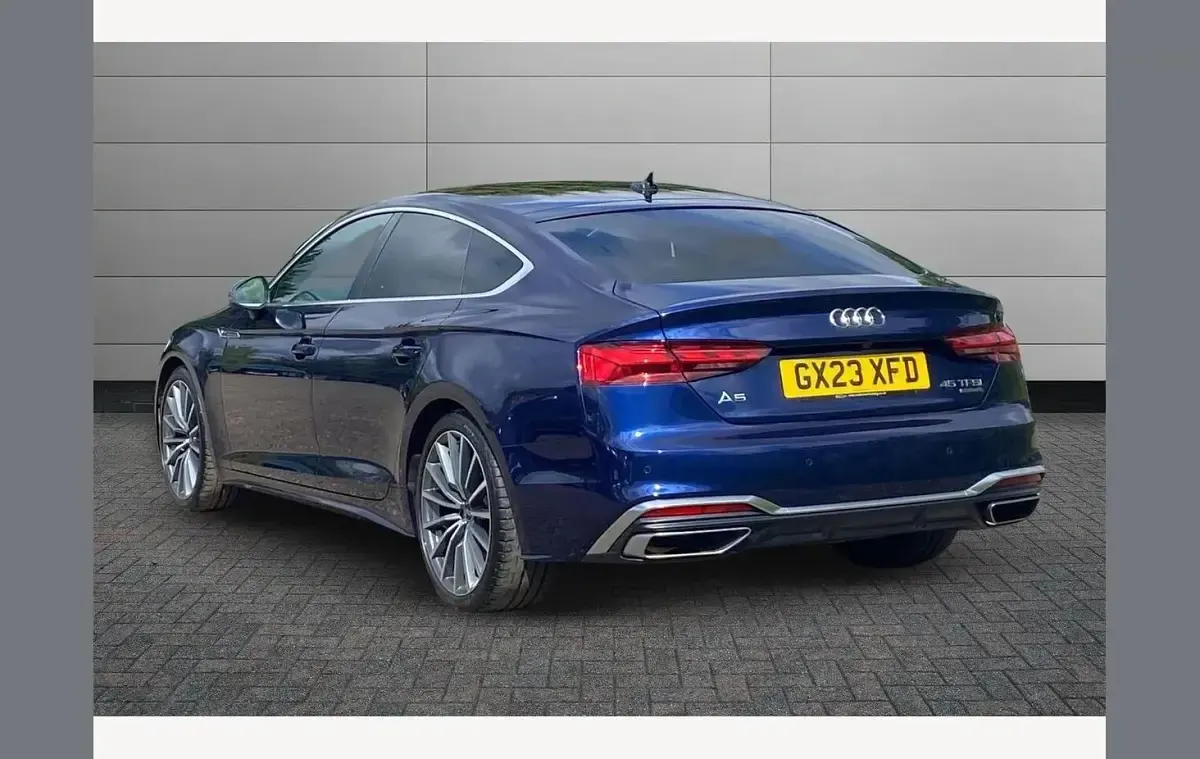 Used Audi A5 S-Line 265 HP (194 kW) 2023 Blue Coupe