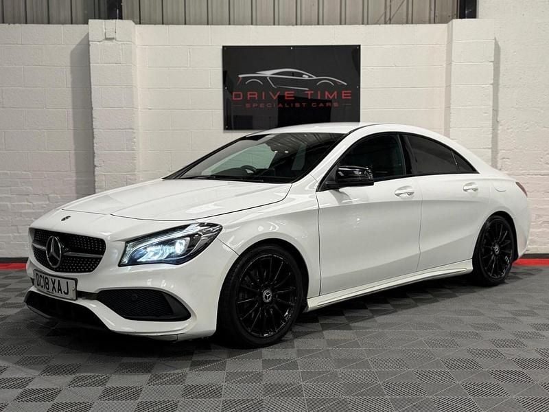 Used Mercedes CLA220 AMG line 2018 White Sedan