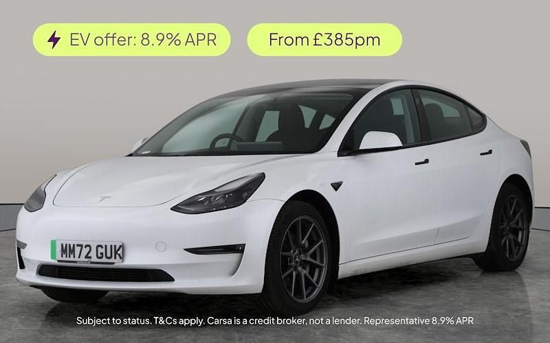 White Used 2022 Tesla Model 3 Long Range AWD Sedan | £21,072 (Fair price) - Image 1/2