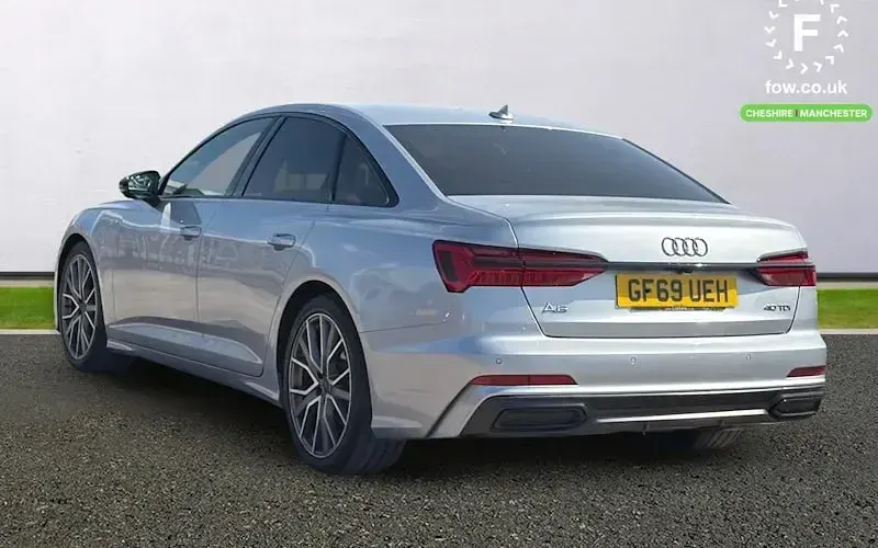 Used Audi A6 Black Edition 204 HP (150 kW) 2020 Silver Sedan