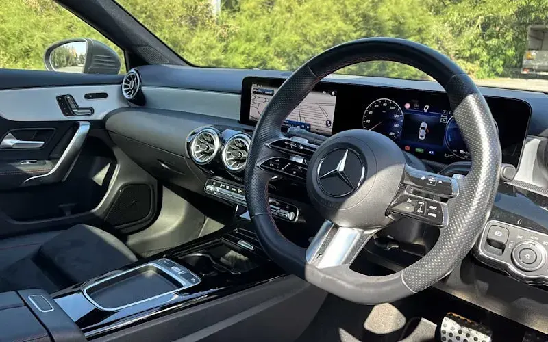 Used Mercedes A250 AMG line 218 HP (160 kW) 2023 Grey Sedan