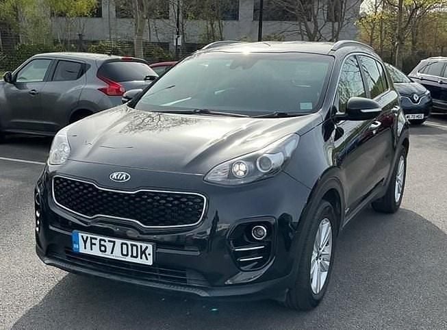 Begagnad Kia Sportage 2017 Svart SUV