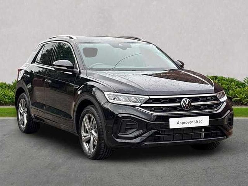 Black Used 2025 VW T-Roc R-line SUV | £29,145 (A bit pricey) - Image 1/3
