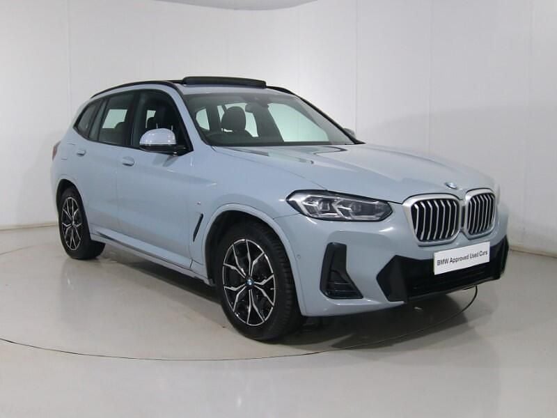 Grey Used 2022 BMW X3 M Sport SUV | £40,995 (Good price) - Image 1/4