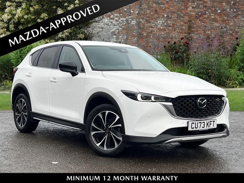 White Used 2023 Mazda CX-5 Newground SUV | £22,990 (Fair price) - Image 1/4