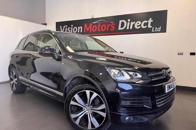 Black Used 2014 VW Touareg R-line SUV | £9,380 (Good price) - Image 1/1