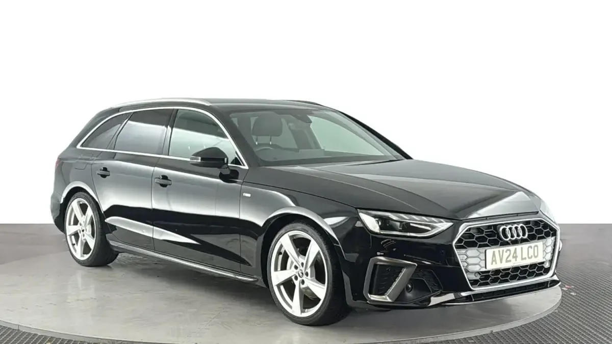 Used Audi A4 S-Line 204 HP (150 kW) 2024 Black Estate