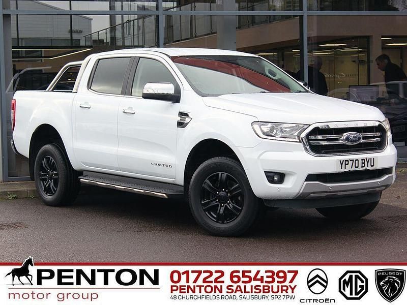 Begagnad Ford Ranger Limited 2020 Vit Pickup