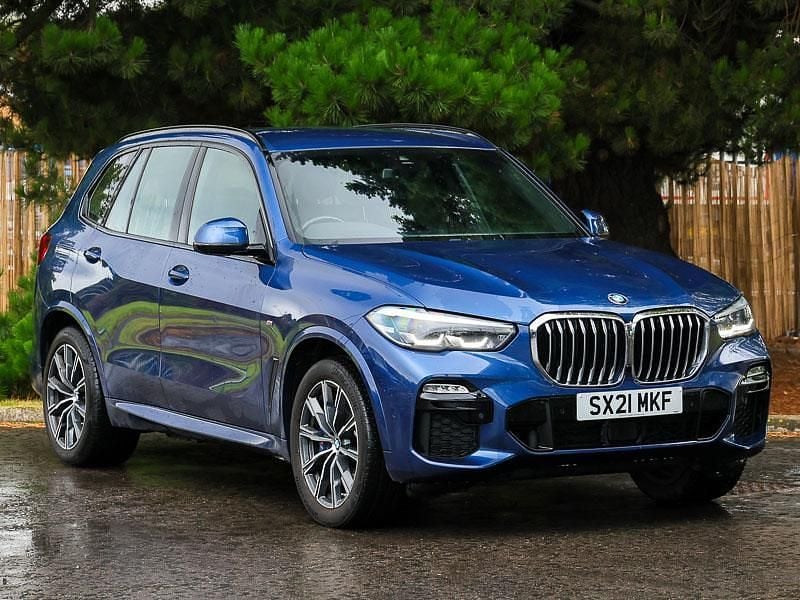 Blue Used 2021 BMW X5 M Sport SUV | £36,998 (Fair price) - Image 1/4