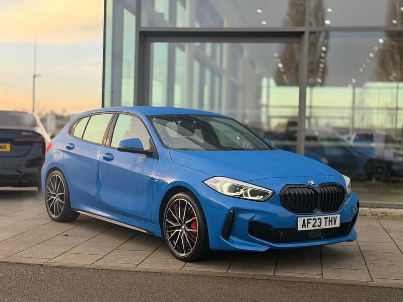 Blue Used 2023 BMW 128 Shadowline Hatchback | £26,000 (Fair price) - Image 1/4
