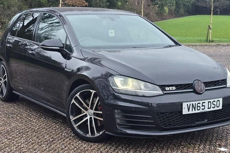 Used VW Golf VII GTD 2015 Black Hatchback