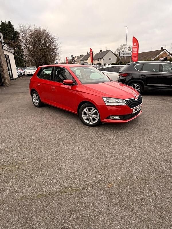 Used Skoda Fabia SE 75 HP (55 kW) 2019 Red Hatchback