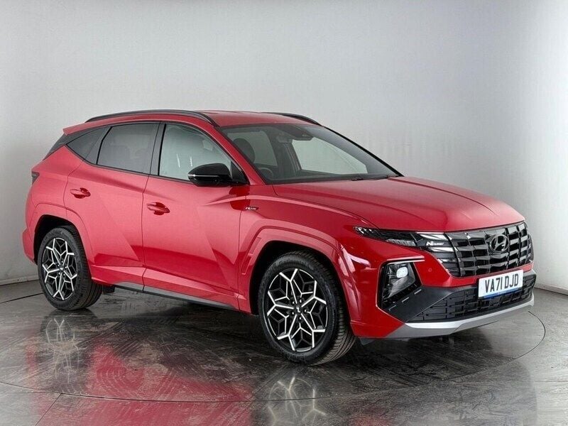 Red Used 2022 Hyundai Tucson N Line SUV | £17,700 (Fair price) - Image 1/3