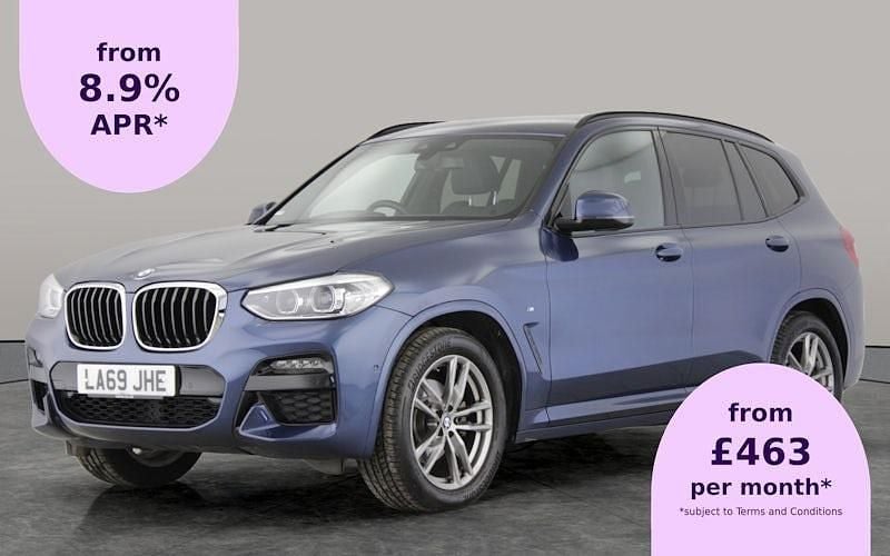 Blue Used 2019 BMW X3 M Sport SUV | £27,425 (Fair price) - Image 1/1